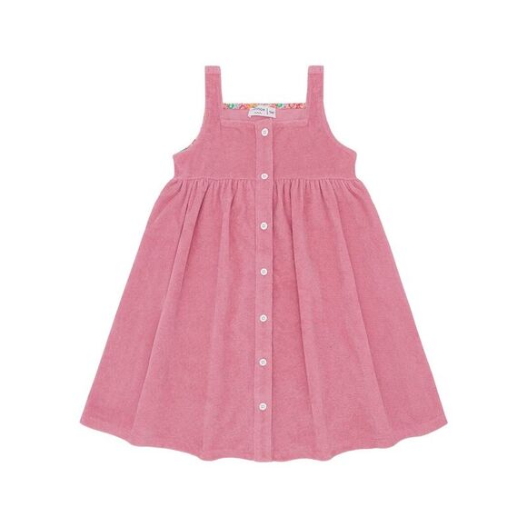 Minnow Other - Minnow Girls  French Terry Square Neck Dress, Pink
